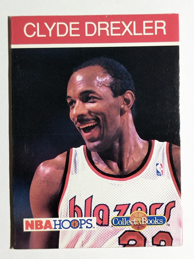 1990-91 Hoops CollectABooks #3 Clyde Drexler