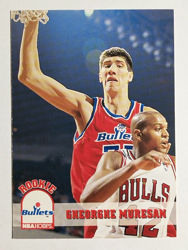 1993-94 Hoops #418 Gheorghe Muresan RC