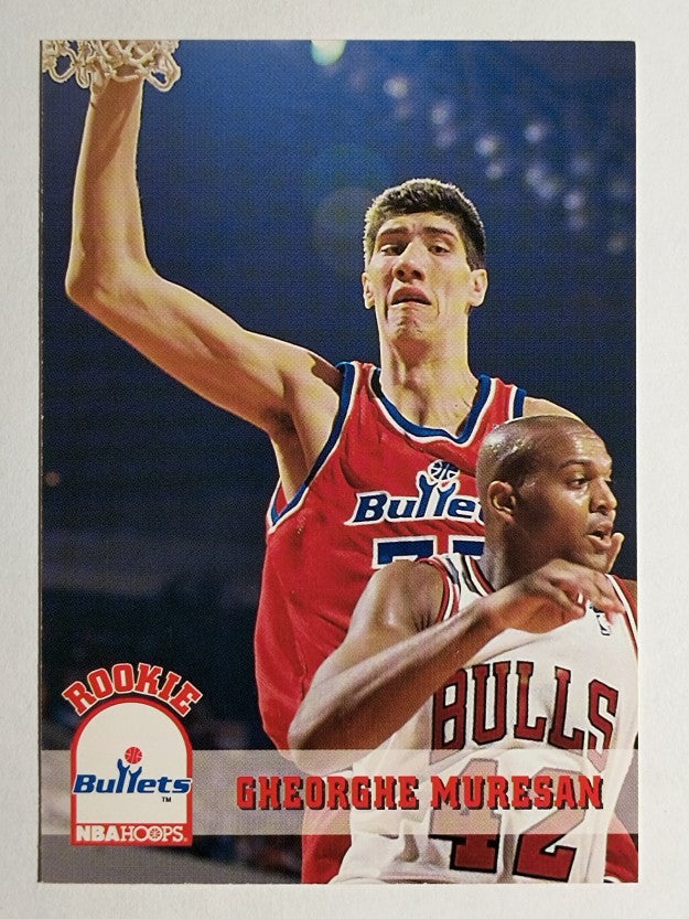 1993-94 Hoops #418 Gheorghe Muresan RC