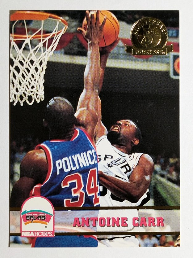 1993-94 Hoops Fifth Anniversary Gold #196 Antoine Carr
