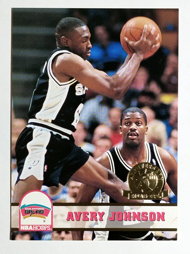 1993-94 Hoops Fifth Anniversary Gold #201 Avery Johnson
