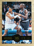 1993-94 SkyBox Premium Showdown Series #SS3 Alonzo Mourning/Shaquille O'Neal