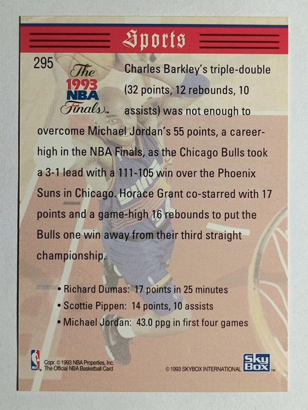 1993-94 Hoops Fifth Anniversary Gold #295 Charles Barkley TRIB