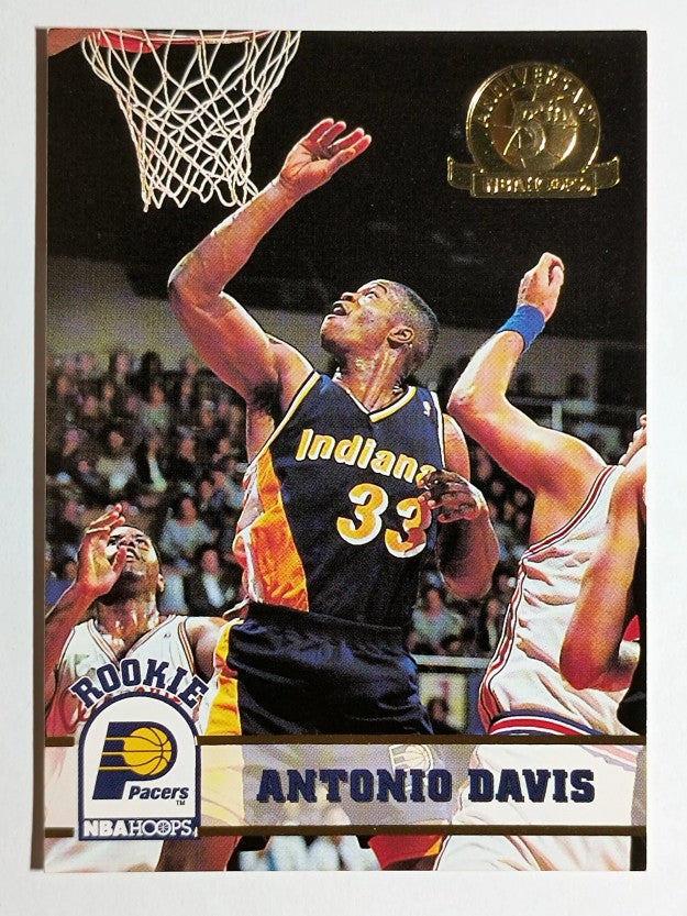 1993-94 Hoops Fifth Anniversary Gold #345 Antonio Davis (NM)