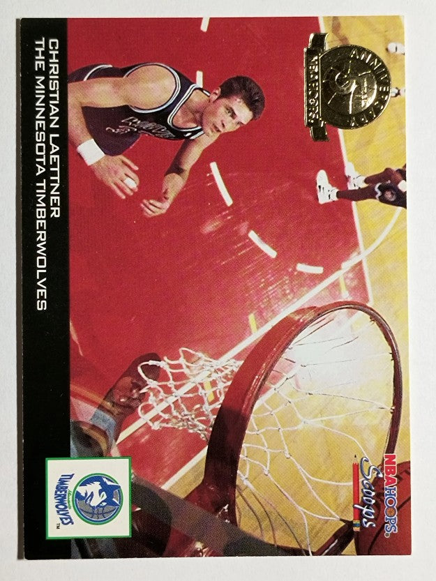 1993-94 Hoops Scoops Fifth Anniversary Gold #HS16 Christian Laettner (NM)