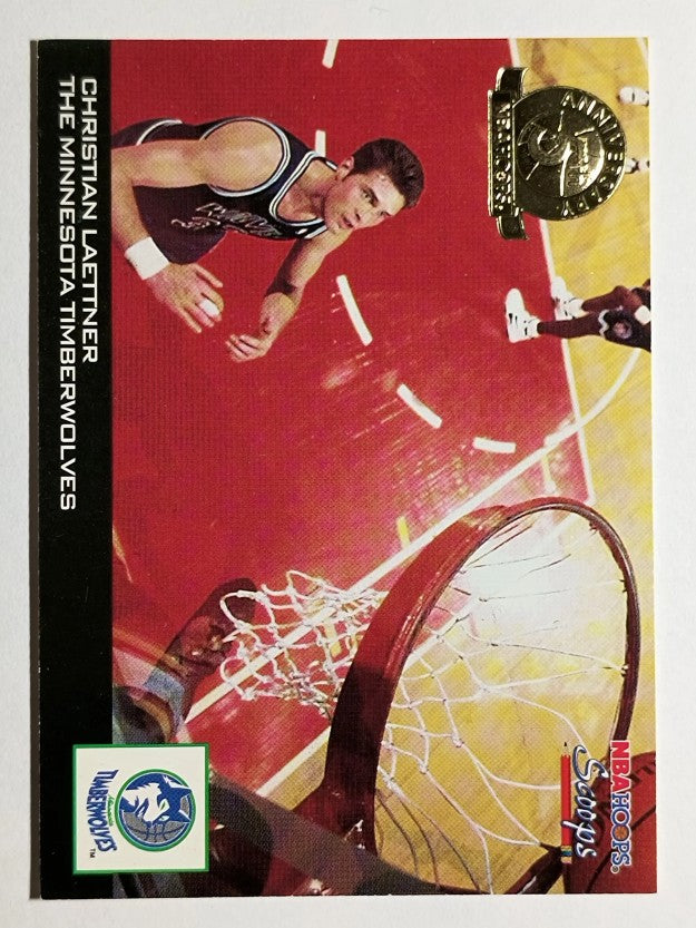 1993-94 Hoops Scoops Fifth Anniversary Gold #HS16 Christian Laettner (NM)