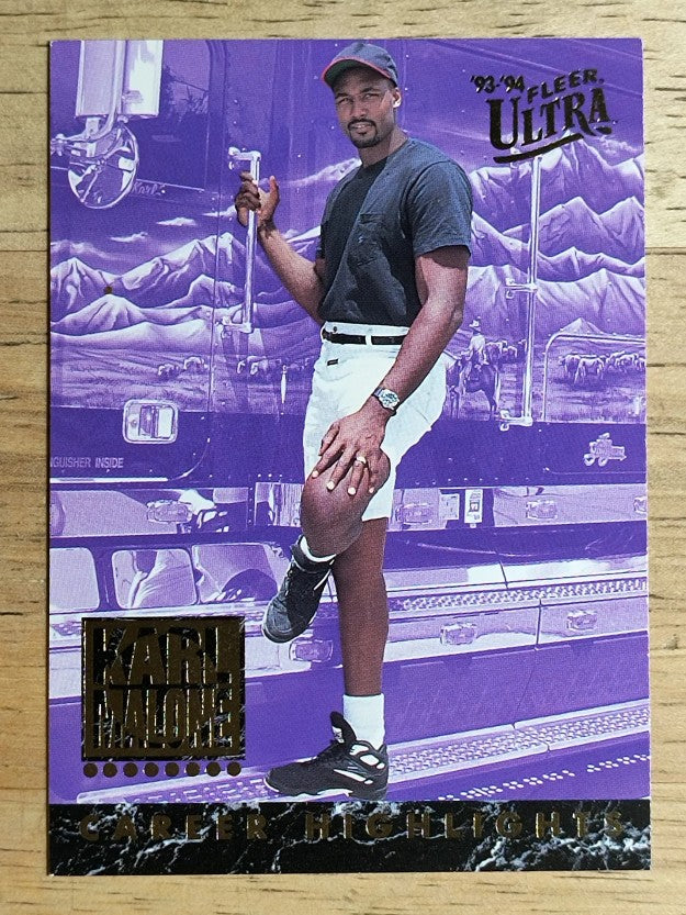 1993-94 Ultra Karl Malone #10 Karl Malone/Truckin'