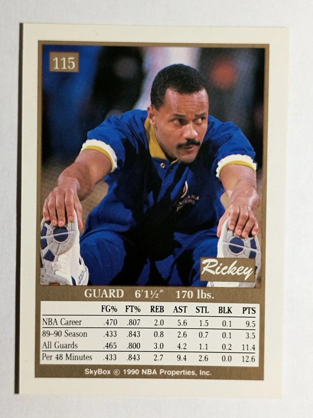 1990-91 SkyBox #115 Rickey Green SP