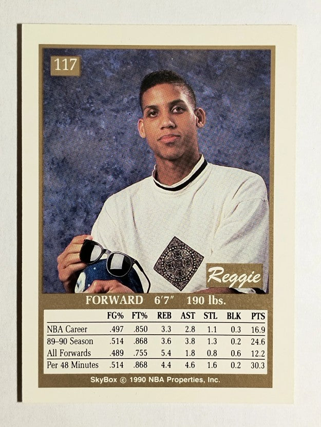1990-91 SkyBox #117 Reggie Miller