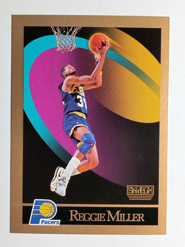 1990-91 SkyBox #117 Reggie Miller