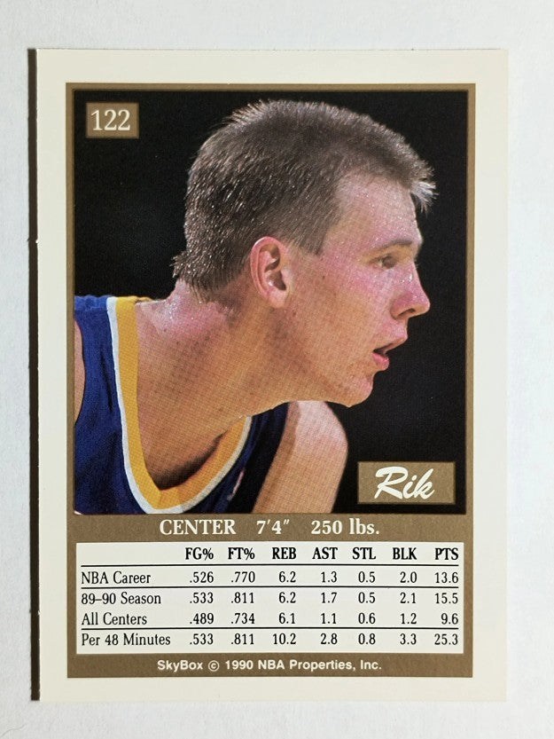 1990-91 SkyBox #122 Rik Smits