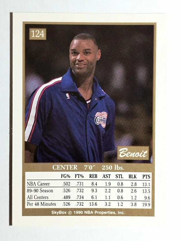 1990-91 SkyBox #124 Benoit Benjamin