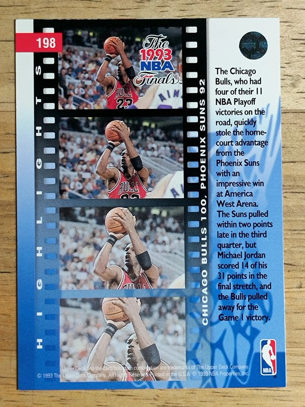 1993-94 Upper Deck #198 Michael Jordan FIN