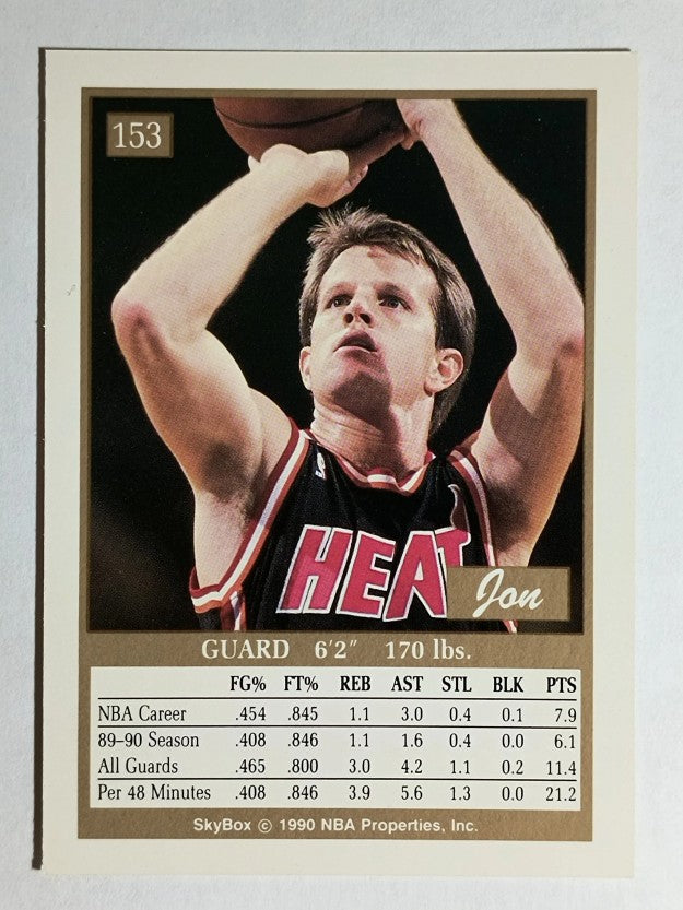 1990-91 SkyBox #153 Jon Sundvold
