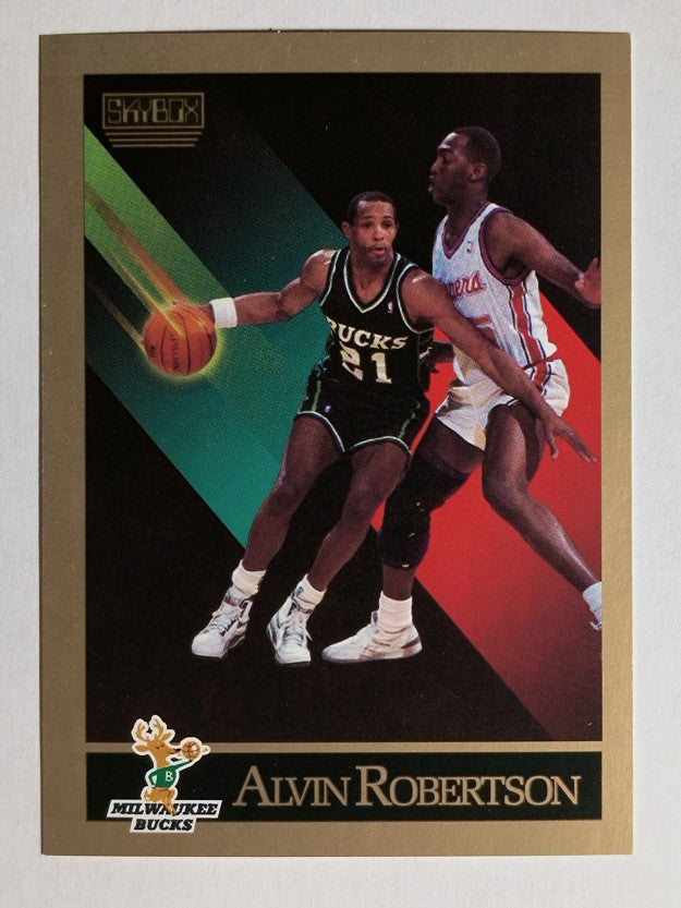 1990-91 SkyBox #165 Alvin Robertson