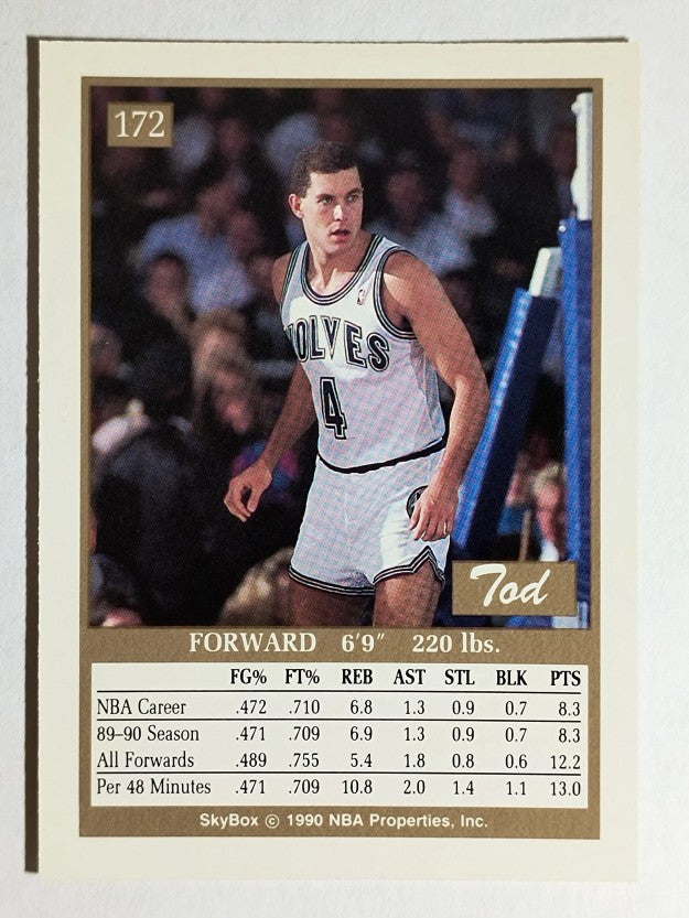 1990-91 SkyBox #172 Tod Murphy