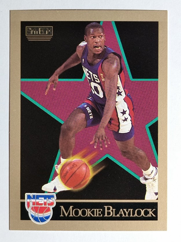 1990-91 SkyBox #176 Mookie Blaylock RC