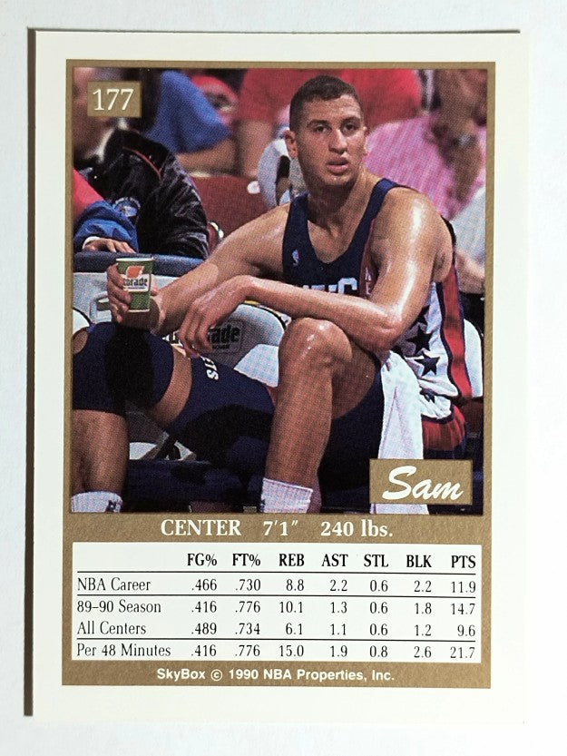 1990-91 SkyBox #177 Sam Bowie