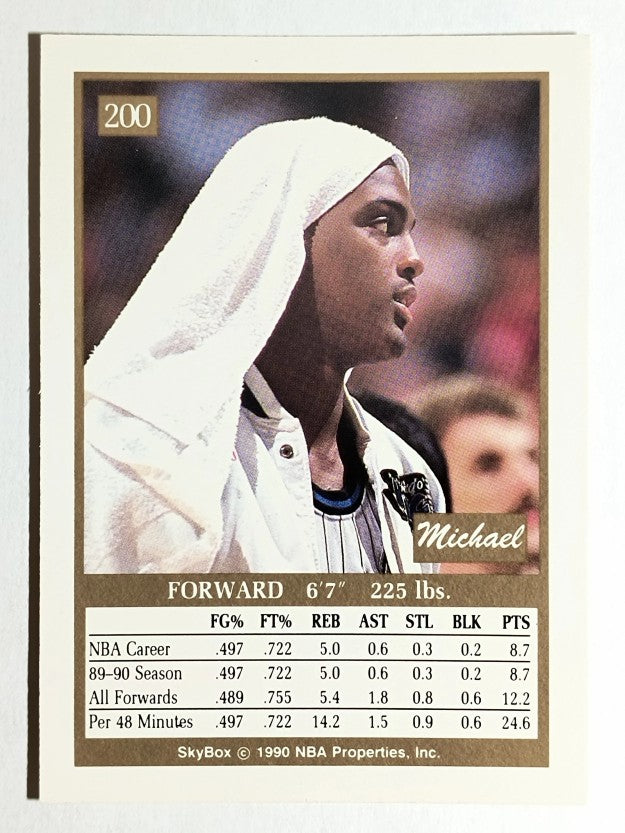 1990-91 SkyBox #200 Michael Ansley