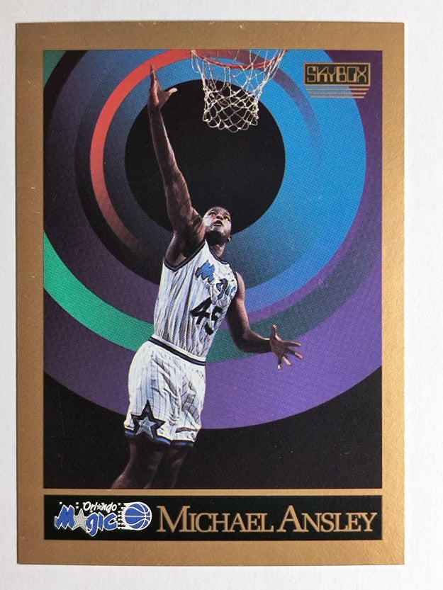 1990-91 SkyBox #200 Michael Ansley