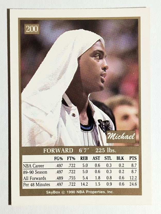 1990-91 SkyBox #200 Michael Ansley