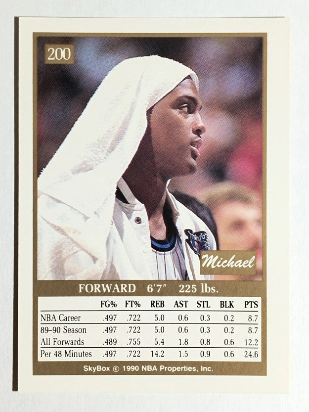 1990-91 SkyBox #200 Michael Ansley