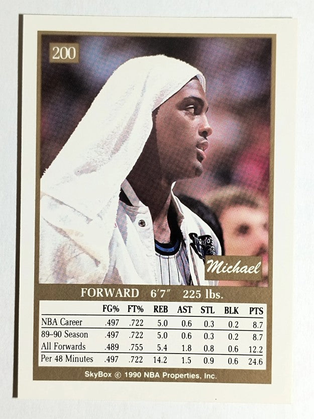 1990-91 SkyBox #200 Michael Ansley
