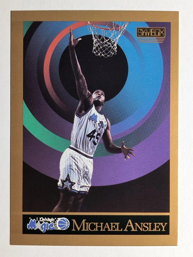 1990-91 SkyBox #200 Michael Ansley