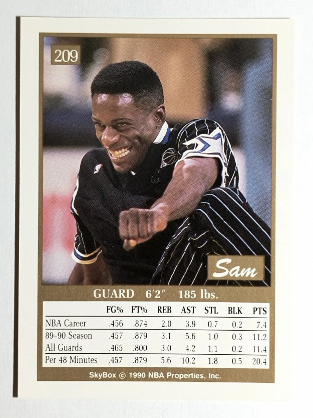 1990-91 SkyBox #209 Sam Vincent