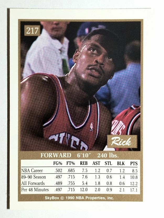 1990-91 SkyBox #217 Rick Mahorn