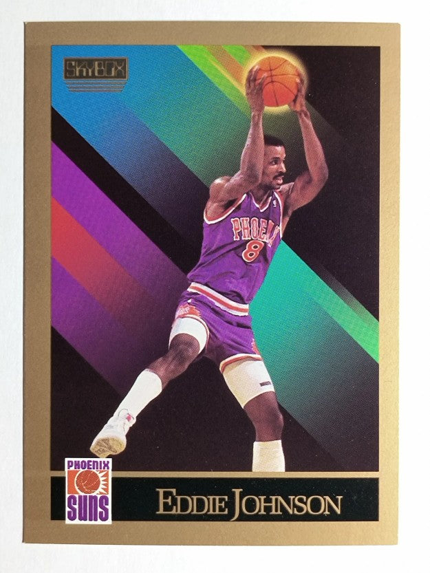 1990-91 SkyBox #223 Eddie Johnson