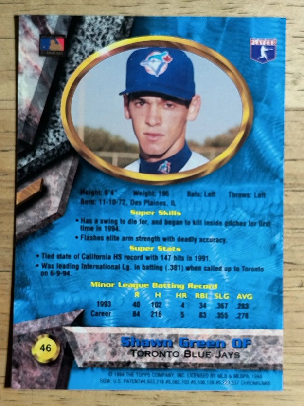 1994 Bowman's Best #B46 Shawn Green