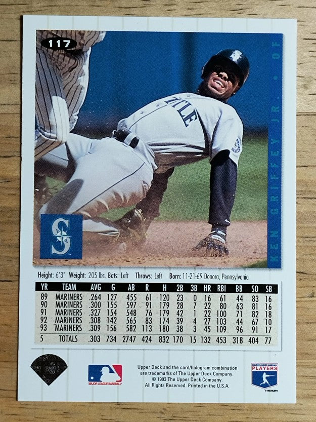 1994 Collector's Choice #117 Ken Griffey Jr.