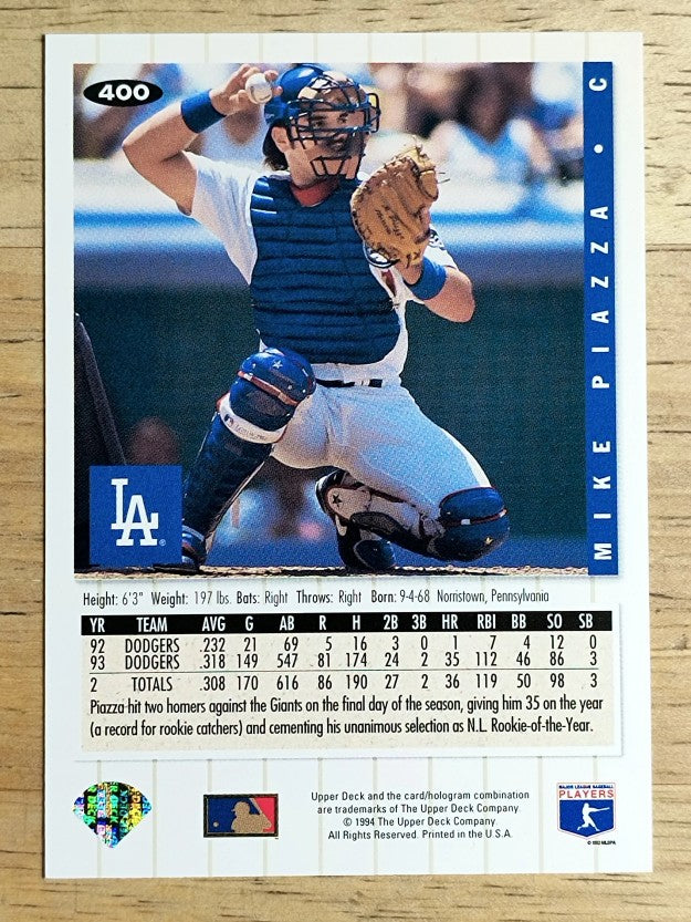 1994 Collector's Choice #400 Mike Piazza