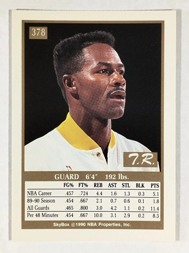 1990-91 SkyBox #378 T.R. Dunn