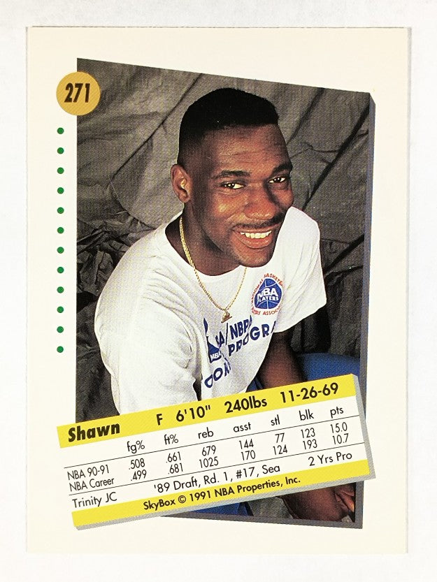 1991-92 SkyBox #271 Shawn Kemp