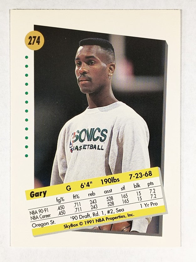 1991-92 SkyBox #274 Gary Payton