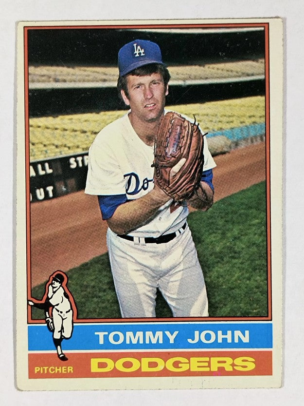 1976 Topps #416 Tommy John (VGEX)