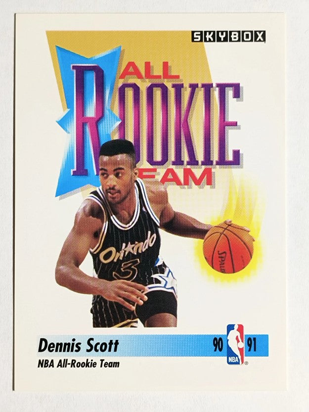 1991-92 SkyBox #320 Dennis Scott ART