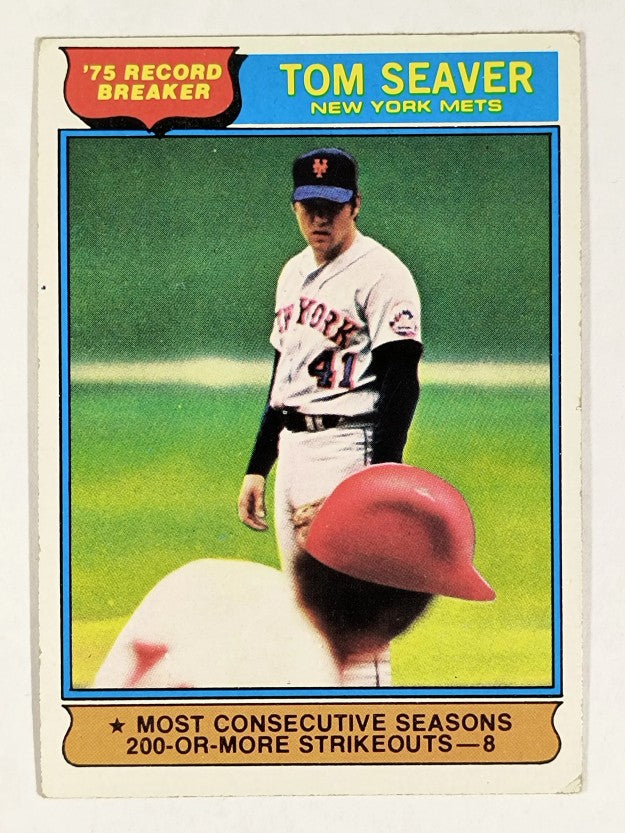 1976 Topps #5 Tom Seaver RB (VGEX)