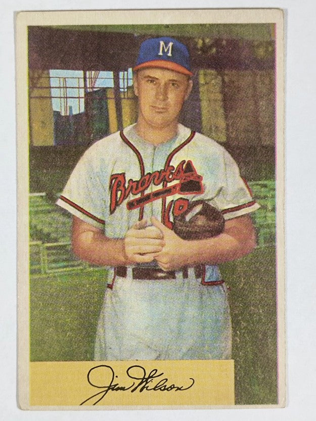 1954 Bowman #16 Jim Wilson (VGEX)