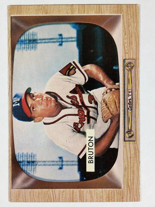 1955 Bowman #11 Bill Bruton (EXMT)