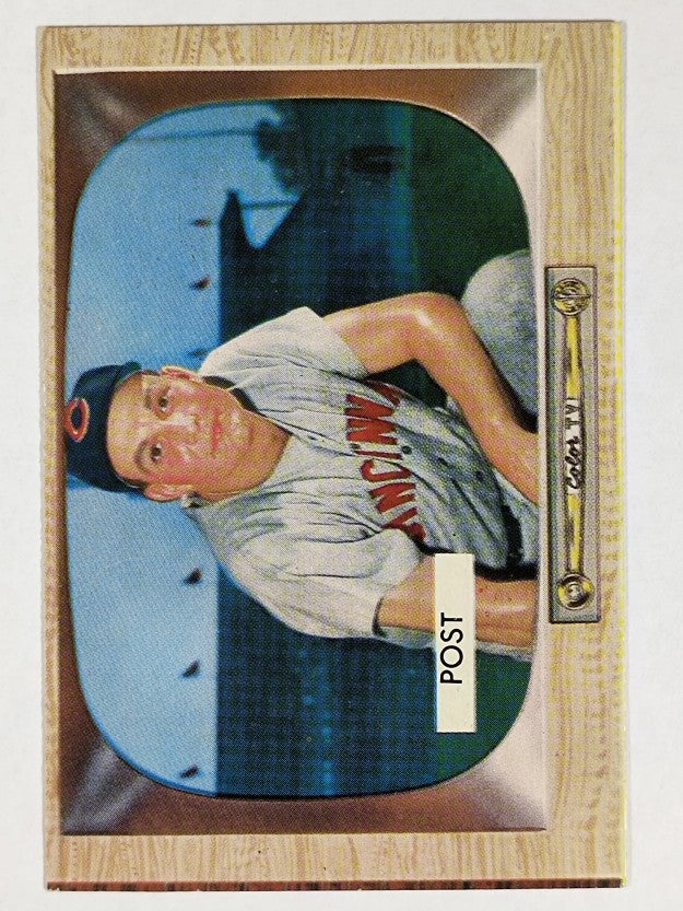 1955 Bowman #32 Wally Post (EX)