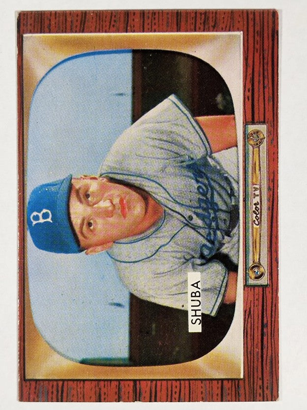 1955 Bowman #66 George Shuba (EXMT)