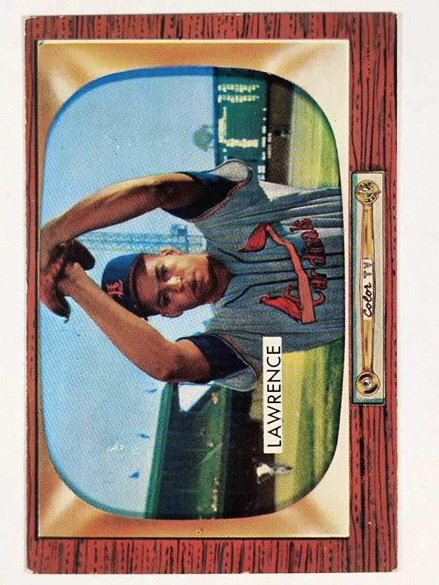 1955 Bowman #75 Brooks Lawrence RC (EX)