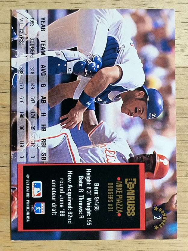 1994 Donruss #2 Mike Piazza