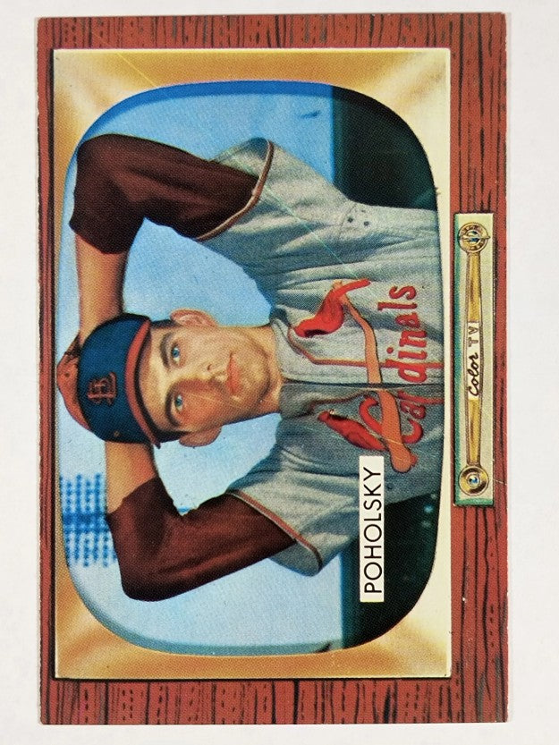 1955 Bowman #76 Tom Poholsky (NM)