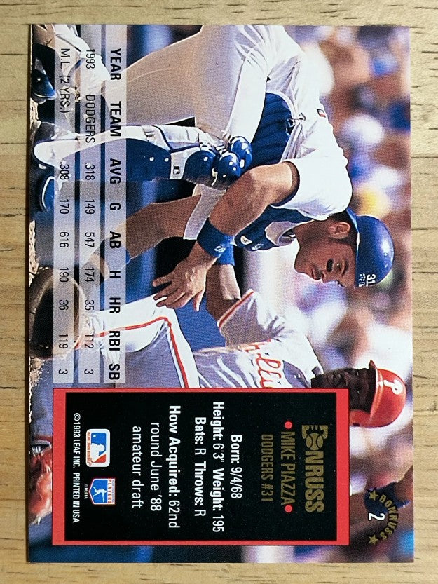1994 Donruss #2 Mike Piazza