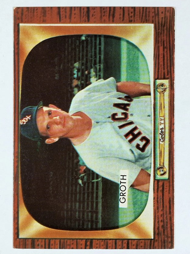1955 Bowman #117 Johnny Groth (EX)
