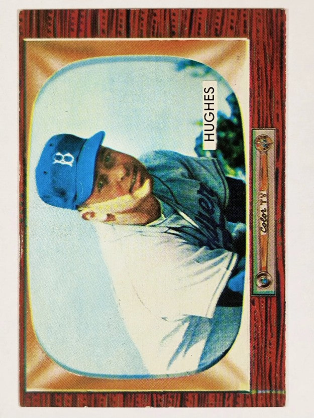1955 Bowman #156 Jim Hughes (VGEX)
